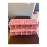 MCPOİ 20 Gözlü PEMBE Plastik Çekmeceli Organizer Kutu | Güzellik salonları, hobi ve endüstriyel kullanım.