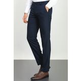Mcr Desenli Slim Fit Klasik Yün Erkek Pantolon Lacivert - 38120.22k