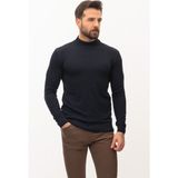 MCR Düz Lacivert Renk Slim Fit Erkek Yarım Balıkçı Yaka Kazak