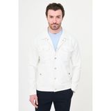 MCR Düz Slim Fit Gömlek Yaka Çıtçıtlı Erkek Mont - Ekru - 58