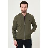 MCR Düz Slim Fit Hakim Yaka Beli Lastikli Erkek Mont - 54