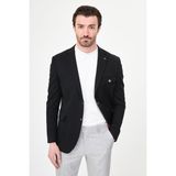 MCR Düz Slim Fit Torba Cepli Çıtçıtlı Erkek Ceket - 50 - Siyah