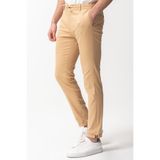 Mcr Düz Super Slim Fit Beli Lastikli İpli Erkek Pantolon Bej - 38044.22Y