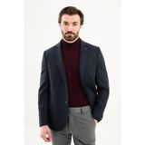 MCR Fitilli Slim Fit Mono Yaka Torba Cep Erkek Ceket - 54 - Lacivert