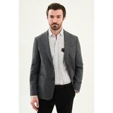 MCR Kırçıllı Slim Fit Geniş Mono Yaka Torba Cep Erkek Ceket - 54 - Siyah