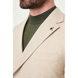 MCR Kırçıllı Slim Fit Mono Yaka Gizli Düğme Pileli Pantolon Erkek Takım Elbise - Bej - 6 Drop - 54