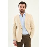 MCR Kırçıllı Slim Fit Mono Yaka Torba Cep Erkek Ceket - 46 - Bej