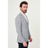 MCR Kırçıllı Slim Fit Mono Yaka Torba Cep Erkek Ceket - 56 - Lacivert
