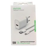 Mcreative 10W Apple iPhone Şarj Seti, 1m USB To Lightning Kablo, Tüm Apple iPhone Serisi ile Uyumlu