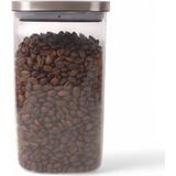 Mcreative 1100 ml Sızdırmaz Vakumlu Metal Kapaklı Borosilikat Cam Kavanoz - Hava Geçirmez & Dayanıklı Gıda Saklama Kabı (10 cm x 17 cm)