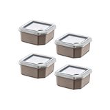 Mcreative 4'lü Q-Box Saklama Kabı Terra 350 ml