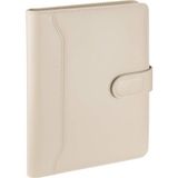 Mcreative 5257 Ajanda Tarihsiz Kareli 17X24 Cm. Ajanda/defter Hesap Makineli Suni Deri Organizer, Bej
