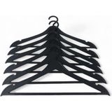 Mcreative 6'lı Plastik Gömlek-T-Shirt Askısı - Kaydırmazlı, Ince Hafif Plastik Askı 6'lı Set