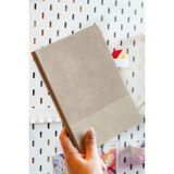 Mcreative A5 Esnek Kapak Vegan Deri Çizgili Defter 192 Sf. 80 Gr. Ivory Kağıt - Bej