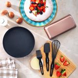 Mcreative Ariana Kek Kalıbı+Pasta Seti 5 Parça-Rosegold - 5 Adet