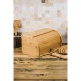 Mcreative Bambu Lüks Panjur Kapaklı Büyük Ekmek Dolabı, Bambu Ekmek Kutusu Ekmek Dolabı, Ekmek Sepeti Sandığı, Ekmeklik, Çok Amaçlı Bambu Kutu