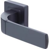 Mcreative Bologna Serisi 35-ZR-8X8-A003-WC-56-11 Wc Tipi Kapı Kolu - Siyah Mat Kaplama - Parçalar Dahildir