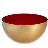 Mcreative Capella Kırmızı Yuvarlak Servis Kasesi 25 cm