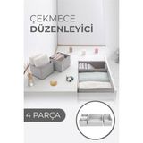Mcreative Çekmece Düzenleme Kutu Seti Organizer 4lü Set