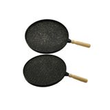 MCreative ÇİFT TARAFLI DÖKÜM GRANİT BAZLAMA - GÖZLEME TAVASI 36CM