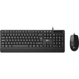 Mcreative CM106 USB Kablolu, Qwerty Türkçe Dizilim Klavye, 1200DPI Optik Fare, Bilek Dinlendirme, Sağ ve Sol Elle Kullanılabilir, Evrensel Uyum, Türkçe Q Klavye & Mouse Set Siyah