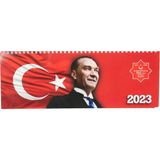 Mcreative Color 2023 Aj-65 12 * 33,5 Haftalık Masa AJANDASI-100. Yıl
