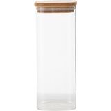 Mcreative Concept Borosilikat Kare Kavanoz 1100 ml