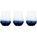 Mcreative Concept Lora 3'lü Meşrubat Bardağı Seti, Navy 425ML