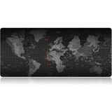 Mcreative Dünya Haritalı 70X30 cm Mouse Pad Kaymaz Oyuncu Büyük Boy