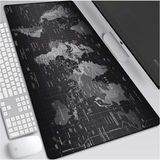 Mcreative Dünya Haritalı 90X40 cm Mouse Pad, Dünya Desenli Mouse Pad