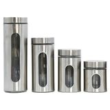 Mcreative Home 2'li Ayarlanabilir Metal Gövdeli Cam Tuzluk ve Baharatlık Seti - Şık ve Dayanıklı Tasarım, Mutfakta Pratik Kullanım (Krom, 10 cm)