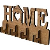 Mcreative Home Ahşap Duvar Dekoru Anahtar Askısı Dekoratif Anahtar Askılığı Hediyelik (17 x 9 cm )