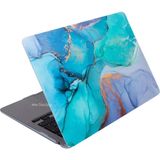 Mcreative Huawei Kılıf Matebook D15 Kılıf (2019-2020-2021-2022 Yılı) ile Uyumlu Marble Desenli Açık Yeşil