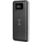 Mcreative IP-G10W 10000MAH LCD Göstergeli Kablosuz Powerbank Siyah Taşınabilir Pil Şarj Cihazı