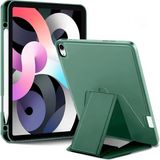 Mcreative iPad Tablet Ile Uyumlu Kılıf Lüks Kadife Iç Kaplamalı Suni Deri Mıknatıslı Standlı Tablet Arka Kapak (Yeşil, iPad Air 10.9 Inç/ipad 10.nesil 10.9)