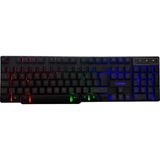 Mcreative KB-188 Borealis Siyah USB Gökkuşağı Aydınlatmalı Q Gaming Oyuncu Klavyesi