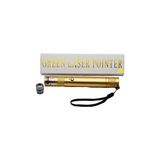 Mcreative LAZER POINTER USB Lİ - GOLD YEŞİL LAZER METAL KASA BEYAZ KUTU (4604)