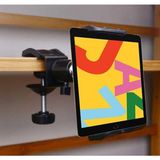Mcreative Masa, Raf Tablet ve Telefon Tutucu Sıkıştırmalı Ayarlanabilir Sehpa Sıra Raf Mobilya Kenarına Profesyonel Tutucu Kıskaçlı Stand Kolay Kurulum 4-13 Inç Arası Cihazlar Için Uygun B3