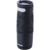 Mcreative Metra Autoseal Termos Bardak 470 Ml, Siyah, 6 Saat Sıcak, 12 Saat Soğuk Tutma