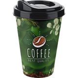 Mcreative ml Termos Mug - Yıkanabilir Plastik Kahve Kupası, French Press Filtre Kahve ve Meşrubat Bardağı, Taşınabilir ve Dayanıklı Tasarım (400 ml, Dark Side)