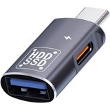 Mcreative Mobile 2in1 Type C To Type C ve USB Çevirici Otg Adaptör, Şarj ve Data Aktarım Otg Çeviricisi