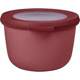 Mcreative - Multi Bowl Cirqula Round - Kapaklı Saklama Kabı - Buzdolabı Için Hava Geçirmez Saklama Kutusu ve Mikrodalga Fırın Kabı Olarak Uygundur - 500 ml - Canlı Leylak