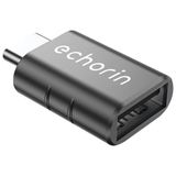 Mcreative Otg (Tekli) Akıllı Giriş USB 3.0 To Type-C Dönüştürücü Adaptör Çevirici 5gbps Hızlı Şarj ve Data Aktarımı Siyah