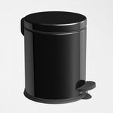 Mcreative Paslanmaz Metal Pedallı Çöp Kovası 12 Lt Siyah (412401)