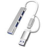 Mcreative Port'lu Bağlantı Istasyonu 2 In 1 Adaptör Multi USB Çoklayıcı Type C USB 3.0 Hub For Mac Book Pro Air Otg USB 3.0 Adapter Type-C Çevirici USB Hub