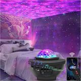 Mcreative Projektör Gece Lambası Bluetooth Hoparlör Bluetooth Lazer Işıklı Sese Duyarlı Hoparlör Gece Lambası Disko Lambası Parti Lambası