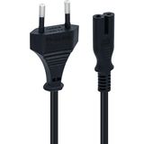 Mcreative Ps5/ Ps4/ Ps3 / Xbox Series S-X Uyumlu 2 Pinli 1.5 Metre Güç Kablosu Teyp Fişi, Radyo Fişi, LED Tv Elektrik Fişi 2pin Güç Kablosu