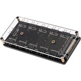 Mcreative Rgb LED 3 Pin 11 Port 5V Sata Power Güç Fan Çoklayıcır Şerit Hub Kablo Splitter