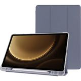Mcreative Samsung Galaxy Tab S9 Fe Plus 12.4 Inç Uyumlu Smart Kılıf, S Pen Kalemlikli, Trifold, Esnek, Mat, Darbeye Tam Dayanıklı Tablet Kılıfı (Lila)