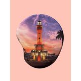 Mcreative Shop Türkiye Serisi - Izmir Saat Kulesi Baskılı Bilek Destekli Mouse Pad